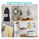 thumbnail image 5 of Ganchos para toallas de baño, ganchos para batas y toallas de níquel cepillado para baño montado en la pared, ganchos de pared para toallas y batas de baño tradicionales para colgar toallas,, 5 of 5