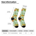 thumbnail image 2 of Bingfone Compression Socks for Women and Men Long Socks for Running Athletic Cycling Nurse- Tangerine, 2 of 6