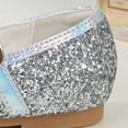 thumbnail image 4 of Sparkle Shoes Ballet Flats for Girls Princess Toddler Little Kids Glitter Dress Shoes for Party Wedding School, 4 of 9