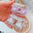 thumbnail image 4 of Estuche de lentes de contacto de Hello Kitty Kawaii Kuromi My Melody, caja de almacenamiento para el cuidado de los lentes de contacto de la muñeca de dibujos animados Sanrioed Anime Girl, 4 of 4