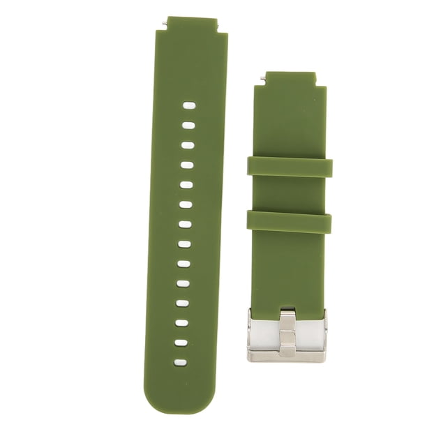 Correa de silicona de repuesto para reloj inteligente Amazfit Verge 2 A1807 (verde militar)