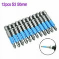thumbnail image 3 of 12Pcs Professional Screwdriver Set PZ and PH Phillips Cross Head Bits High Hardness, Long-Lasting Repair Tool, 3 of 6