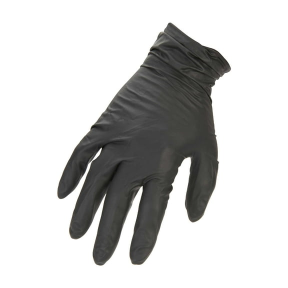 GRIP Black Nitrile Gloves – XLarge - 9 Mil Thick - Box of 50