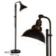 thumbnail image 1 of Brightech Dylan Lámpara de pie industrial para salas de estar y oficinas Lámpara de pie LED brillante - Encantadora lámpara de pie de granja Lámpara de pie con cabeza ajustable para lectura de dormito, 1 of 5