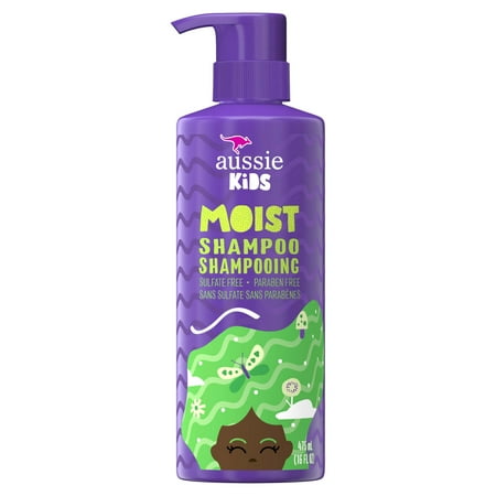 Aussie Kids Moist Sulfate Free Kids Shampoo, 16 fl oz