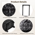 thumbnail image 4 of Collapsible Shopping Cart with Wheels, Portable Grocery Trolley Tote Bag Telescoping Cart for Travel Shopping Camp, 4 of 6