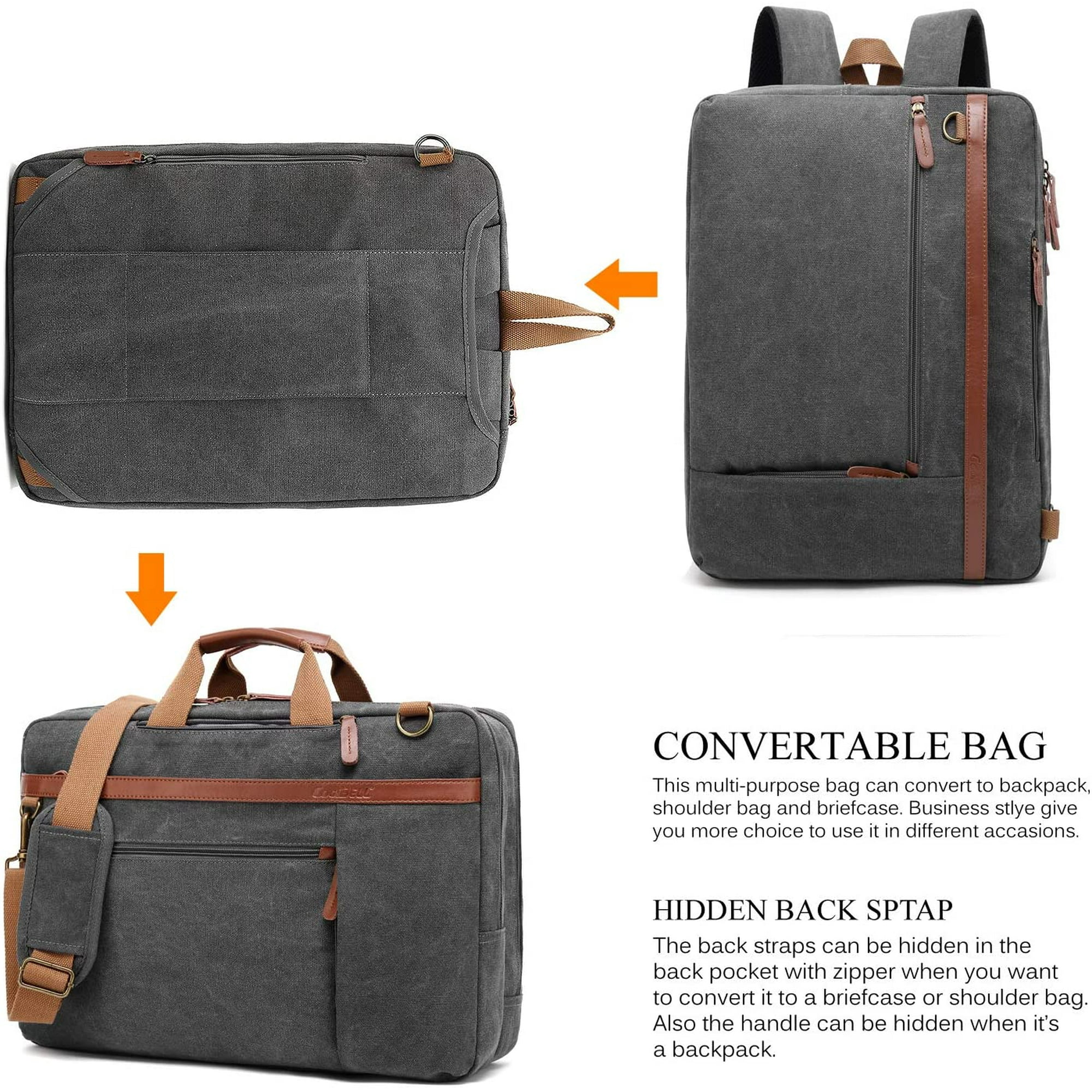 CoolBELL Sac à Dos Convertible Sac à Bandoulière Sac Messager Étui