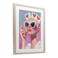 thumbnail image 2 of Stupell Industries Contemporary Queen of Hearts Retro Glam Birch Framed Print Under Glass, 17 x 21, by The Prints Vibe, 2 of 8