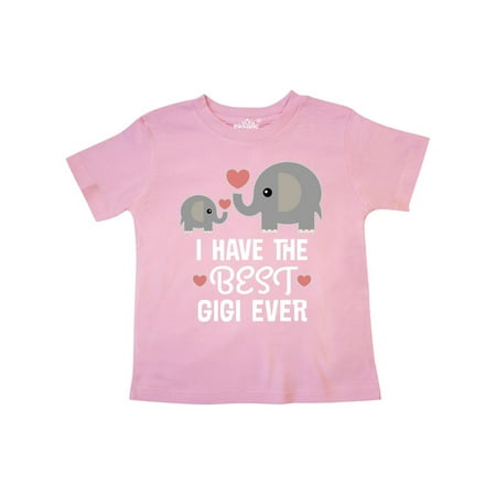 

Inktastic Best Gigi Ever Grandkids Gift Toddler Boy or Toddler Girl T-Shirt