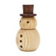 thumbnail image 2 of Difusor de aroma sin llama de muñeco de nieve de madera | Difusor de aceites esenciales de madera | Decoración navideña beige | Aromaterapia segura sin llama para la oficina y el dormitorio | Idea, 2 of 6