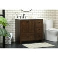 thumbnail image 2 of Elegant Decor Soma 36" MDF Single Bathroom Vanity with Backsplash in Expresso, 2 of 8