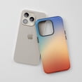 thumbnail image 3 of Sunset Gradient For All iPhone Series Protective Phone Case Modern Blue Orange, 3 of 7