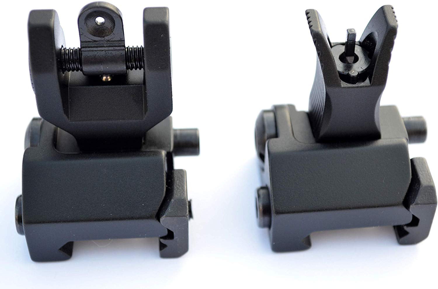 Details about   Gun Rifle Pop-Up Sight Iron Back Up Rear Front Picatinny Rail Shooting Flip-Up 