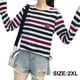 thumbnail image 3 of Camiseta para Mujer, Tops para Mujer, camiseta para Mujer, camiseta De manga larga De invierno, camiseta a rayas a la moda para Mujer, 3 of 5