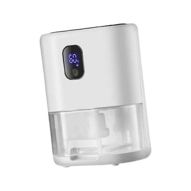 simhoa Small Dehumidifier Auto Off Compact Portable Bedroom Bathroom Dehumidifier Quiet LED Display