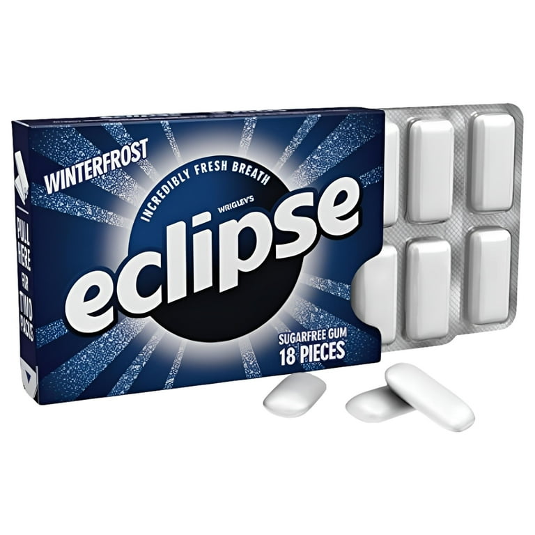 Eclipse, Winter Frost Sugarfree Gum, 18 Piece, Pack of 8 - Walmart.com