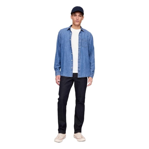 Jeans GAP para Hombre Corte Recto Denim Indigo Lavado Rinse 31x30