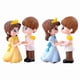 thumbnail image 1 of 2 Pairs Miniature Couples Adornment Creative Micro-landscape Ornaments Mini Craft Garden Courtyard Desktop Decoration (Yellow, Blue), 1 of 2