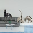thumbnail image 2 of Figura De Perro, Elefante, Cerámica, Animal, Estatua, Escultura, Adorno Coleccionable, Decoración Del Hogar, Mesa, Centro De Mesa, Escritorio, Sala De Estar, Hotel, Estantería Navideña,, 2 of 8