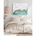 thumbnail image 3 of Turquoise Gold Marble Wall Art for Living Room,Canvas Picture Wall Decor for Bathroom Bedroom,Modern Abstract Marble Crack Texture Painting Artwork for Office Hallway Dining Room Decor 24"x32", 3 of 8