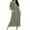 Army Green, variant on Fewfanhot Women's Long Robe with Zipper Knit Cardigan Housecoat Soft Bathrobe with Pockets, Cozy Full-Length Loungewear Dress