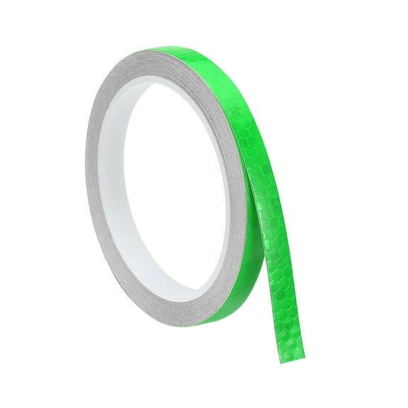 Uxcell Reflective Tape, Self-Adhesive Trailer Reflector Tape Warning Safety Sticker High Visibility Night Reflectors Green 1