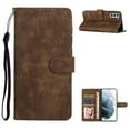 thumbnail image 1 of Allytech for Samsung Galaxy S21 FE 6.4 inch Case, Wallet Flip Protective Case with Card Slots Holder Stand Wrist Strap Magnetic Closure PU Leather Case for Samsung Galaxy S21 FE 2021, Brown, 1 of 4
