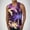 Purple, variant on HOMADLES Mens Tank Tops Gym Round Neck Tree Print Sleeveless Tops Coffee 2XL