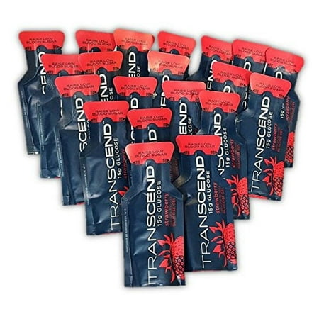 TRANSCEND 15g Glucose Gels - 20 Pouch Bulk Pack