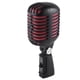 thumbnail image 1 of Micrófono vocal dinámico retro clásico profesional, micrófono oscilante de metal, para karaoke en vivo., 1 of 8