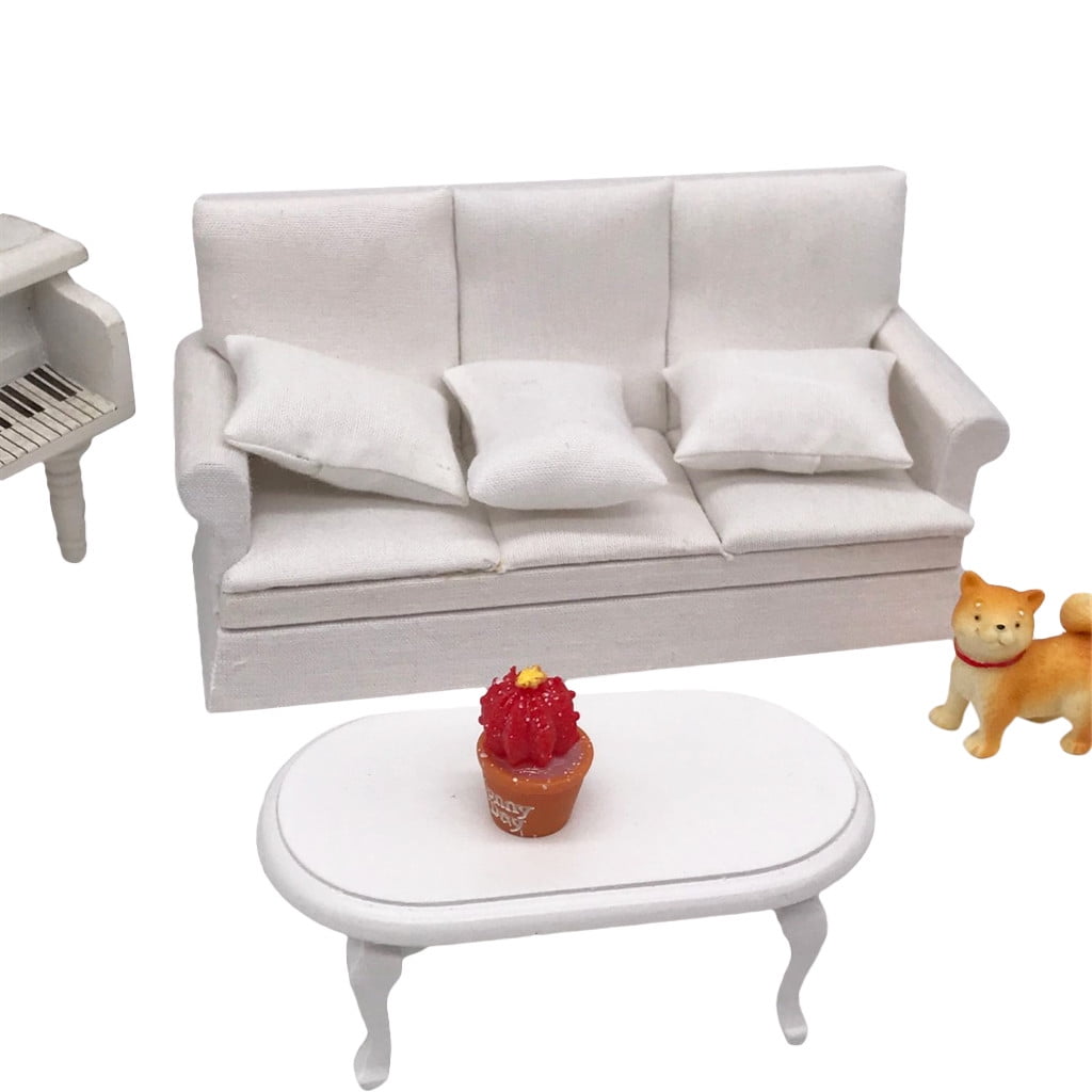 1//12 Dollhouse Miniature Furniture Model Toy Mini Doll Dog Cat Pet Food Toy CA