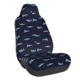 thumbnail image 1 of Wukai Cute Shark Full Set Car Seat Covers with Soft Padding Universal Auto Front Seats Protector and Cushion Mat, 1 of 5