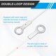 thumbnail image 4 of Uxcell Cable de Lanyard de 6mm x 30cm 3Pcs de Cable de Acero Inoxidable 304 para Cortinas de Puerta al Aire Libre y Lámparas Blancas, 4 of 7