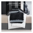 thumbnail image 2 of Funda Duvet Invernal Afelpada Doble Vista con Fundas de Almohada Esquimal (Negro-Gris, Queen Size), 2 of 5