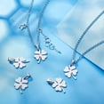 thumbnail image 4 of 12Pcs Stainless Steel Leaf Pendant Four Leaf Clover Jewelry Making Pendants and Charms with Clasp for DIY Women DIY Bracelet Earring Necklace Hole: 4x10mm, 4 of 7