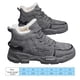 thumbnail image 3 of Tenis Botas de senderismo para hombre, botines antideslizantes con forro de piel, botas casuales para clima frío Likrtyny Tenis De Mujer Tenis De Hombre, 3 of 7