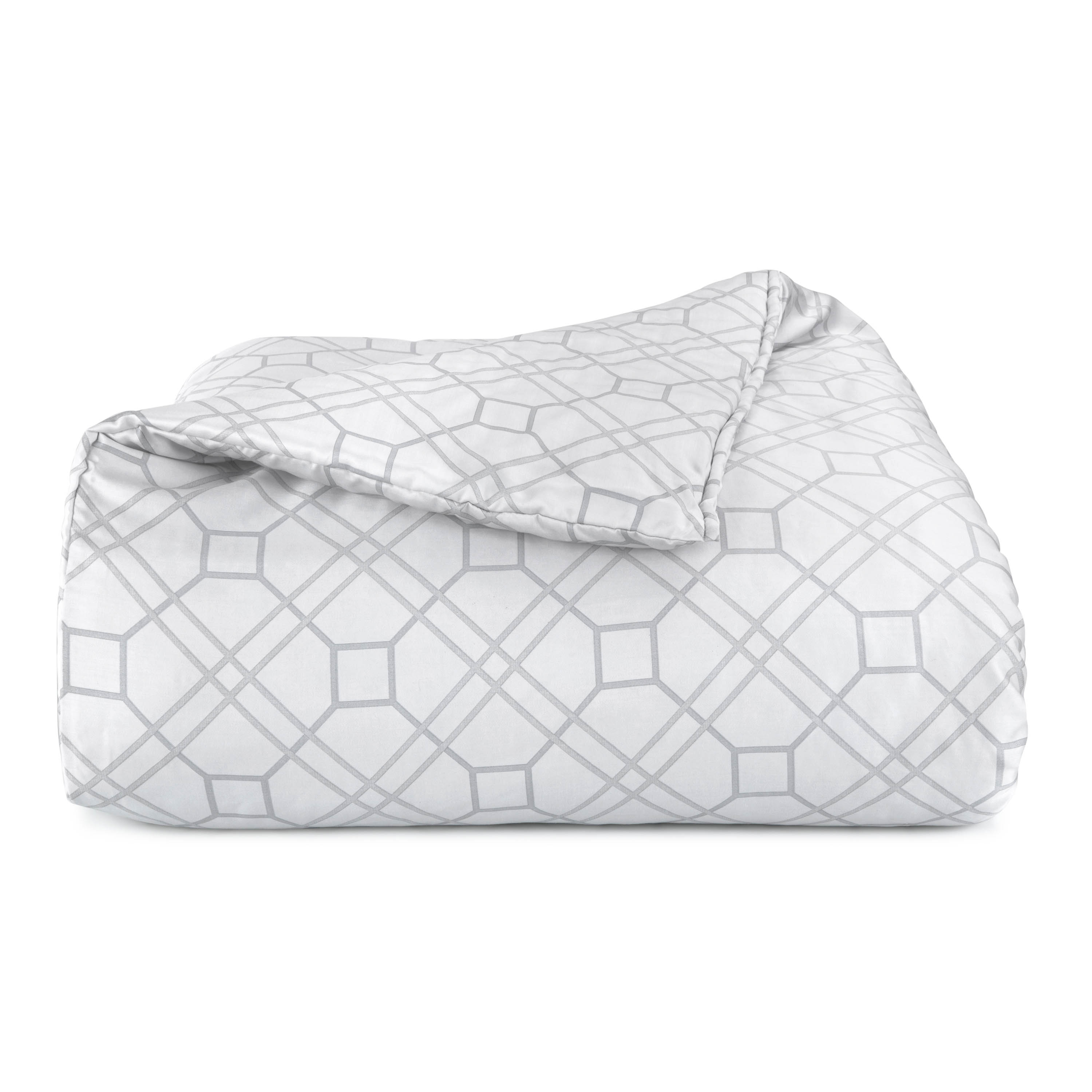 Atelier Martex Trellis Full/Queen Light Gray Comforter Set
