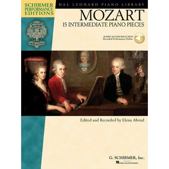 Schirmer Performance Editions Mozart: 15 Intermediate Piano Pieces, (Paperback)