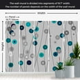 thumbnail image 3 of Tiptophomedecor Abstract Wallpaper Wall Mural - Silken Cords, 3 of 6