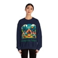thumbnail image 4 of Campfire Vibes Unique Design Unisex Heavy Blend™ Crewneck Sweatshirt, 4 of 8