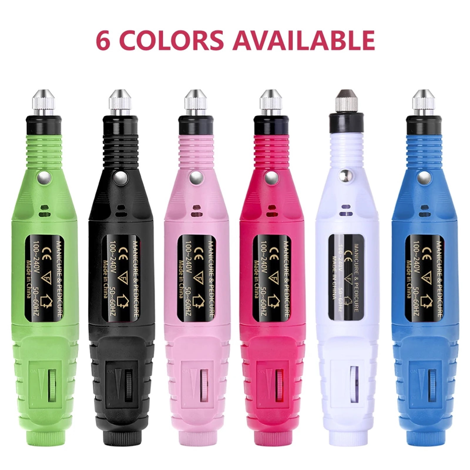 Electric Nail Drill Machine Set Pedicure Grinding Equipment Mill For Manicure  Professional Strong Nail Polishing Tool