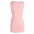 thumbnail image 2 of Tapa de camiseta de tanque fruncidos Bowknot Rosegal Camisetas sin mangas de talla grande, 2 of 5