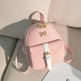 thumbnail image 5 of Stylago Mini Backpack Purses for Women Leather Zipper Shoulder Bags Ladies Travel Shopping Pockets College Students Daypack Pink, 5 of 7