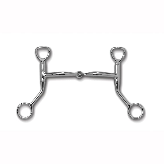 Myler MB 09 Tom Thumb Snaffle Bit - Sweet Iron with Copper Inlay