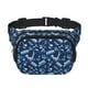 thumbnail image 1 of Fotbe Blue Bus Cangurera Cuadrada con Estampado de Doble Capa, Bolsa de Cintura Ajustable Mini para Hombres y Mujeres, 1 of 9