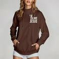 thumbnail image 4 of Women's Sweatshirts 2025 Love Like Jesus Sweatshirt Christian Sweatshirts Casual Pullover Tops Sweatshirt for Women, 4 of 8