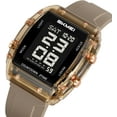 thumbnail image 2 of Fashion Women's Men's Digital Watch Tonneau Case Multifunctional Unisex Large Face Outdoor Sport Waterproof LED Casual Wrist Watch with Dual Time Alarm, 2 of 9