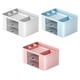 thumbnail image 4 of Billuyoard Organizador de caja de almacenamiento de plástico Manténgase organizado Organizador de caja de almacenamiento multifuncional Durable Almacenamiento y organización del hogar blanco, 4 of 6