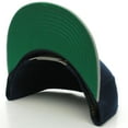 thumbnail image 2 of Classic Snapback Hat Custom A to Z Initial Letters, Navy Grey Cap White Black Letter Initial S, 2 of 3