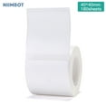 thumbnail image 1 of Niimbot White Blank Thermal Printing Paper Roll Barcode Price Size Name Label Paper Waterproof Oil-Proof Tear Resistant 40*40mm 180sheets/roll for, 1 of 8